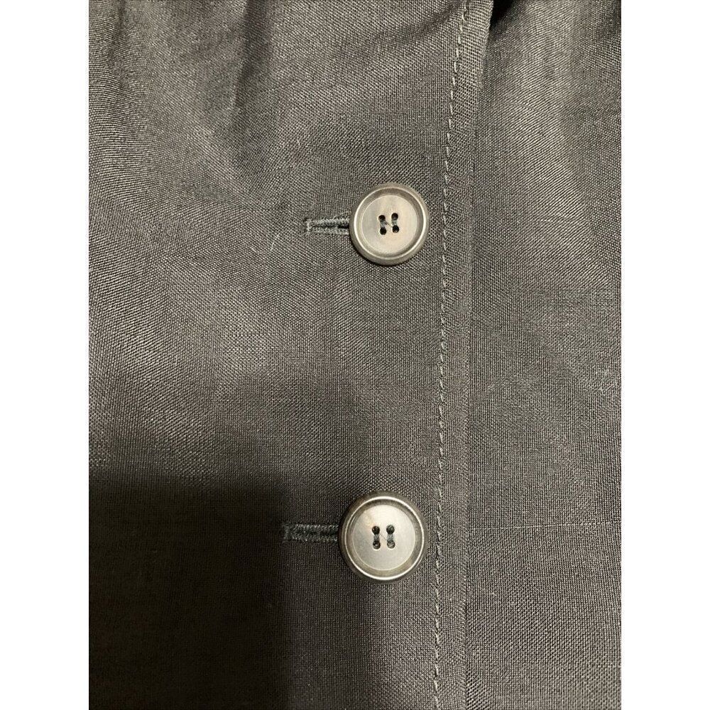 Derek Lam Authentic Solid Black Wool Long Sleeve … - image 6